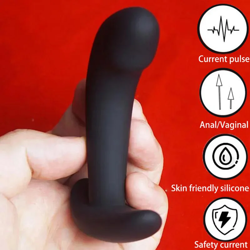 Electro Shock Anal Butt Plug Dilator,Electric Sex Toys,BDSM Electrostimulator Electroshock,E stim Estim Prostate Massage