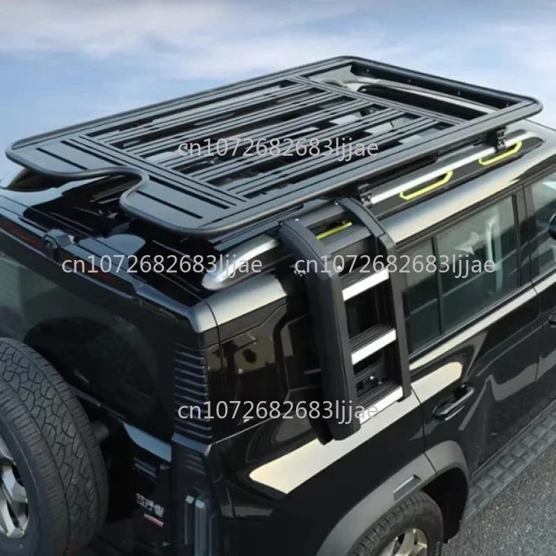 Car Upgrade Defender Style Side Ladder Roof Rack Aluminium Lage Rack Accessories for 2025 Jetour T2 Accessories