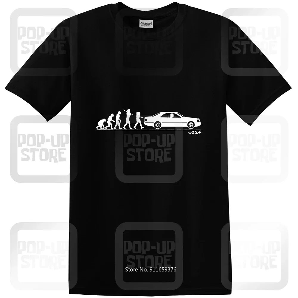 Evolution Of Man,Classic W124 Coupe Shirt T-shirt Tee Unisex Size:S-3XL