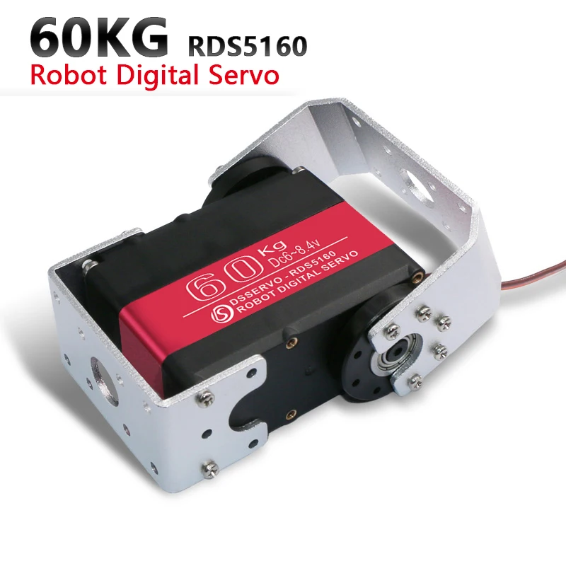 Dsservo 60kg High Torque Dual-Axis Digital Servo Suitable For Educational Entertainment Robot Construction And Control