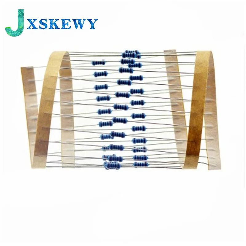 A whole box (5000pcs) 1/4W 1% Metal film resistor 1R~1M 100R 220R 330R 1K 1.5K 2.2K 3.3K 4.7K 10K 22K 47K 100K 1K5 2K2 3K3 4K7