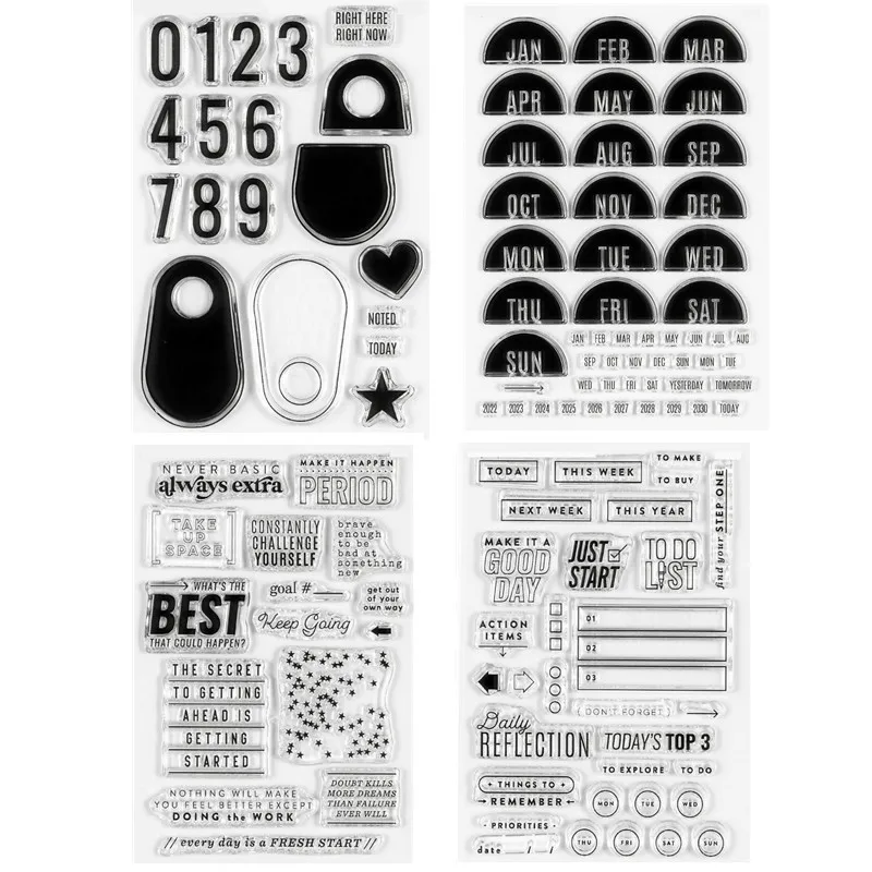 English  Clear Stamp For DIY Scrapbooking Card Making  A8009