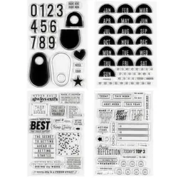 English  Clear Stamp For DIY Scrapbooking Card Making  A8009