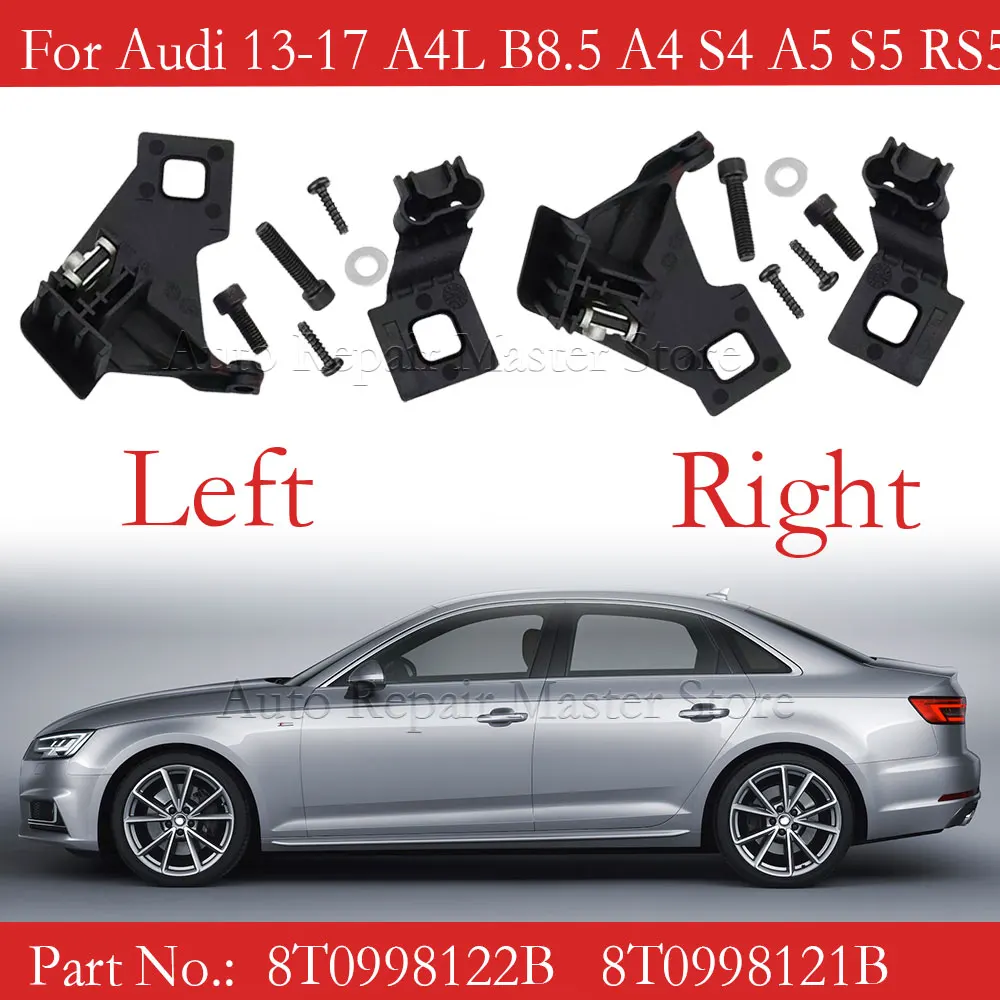 

For Audi A4L B8.5 A4 S4 A5 S5 RS5 2013-2017 Car Headlight Repair Kit Repair Claws Plastic Fixed For Corners Black Light Stand