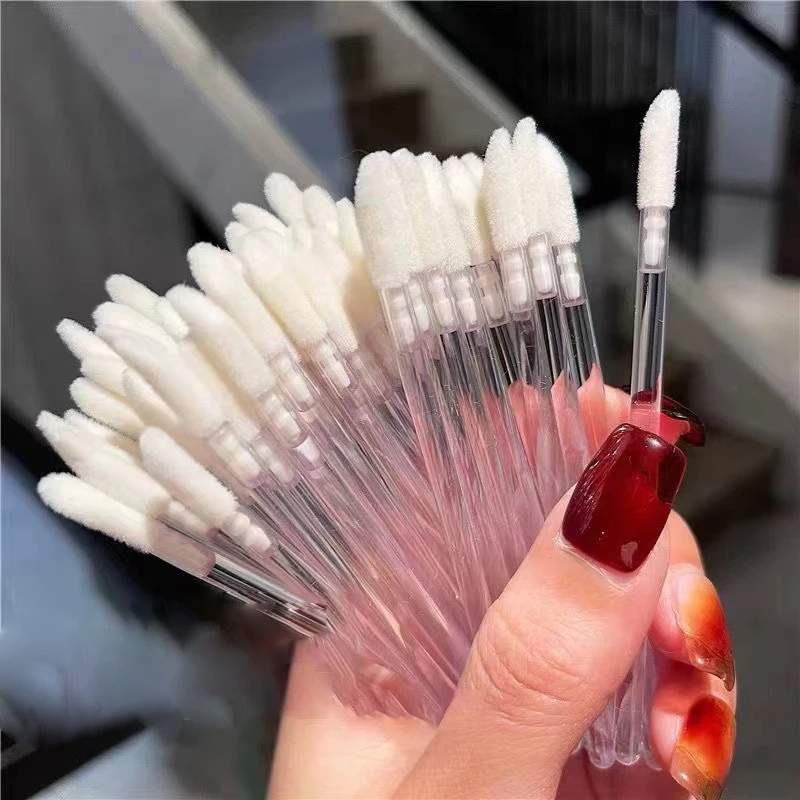 Brosse à cils floquée de poulet, livres remodelés, applicateur de mascara, pinceaux de maquillage, outil d'extension de cils, 50 pièces