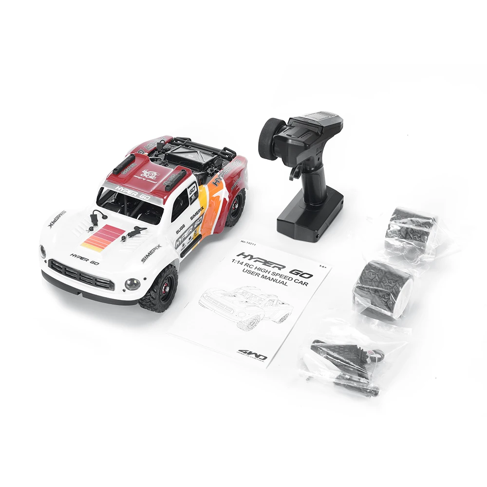 

MJX 14211 HYPER GO 1/14 Brushless W/ Gyro 47km/h High Speed RC Car Short Course Vechile Models