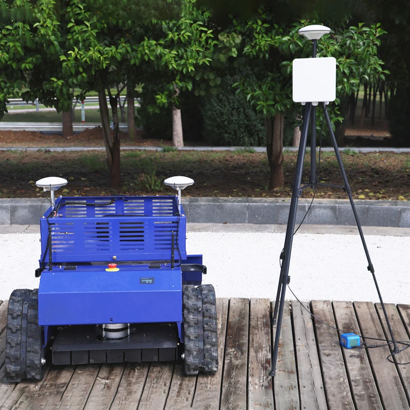 Zero-turn Riding Lawn Mower Self-propelled Remote Control Cordless Engine 4-stroke 224cc 4 Km/h Fast Delivery