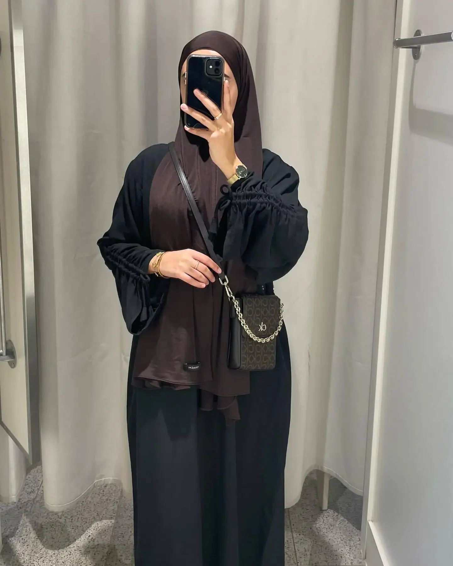 Abaya fermé dubaï luxe musulman Hijab robe plaine cravate manchettes manches Abayas pour les femmes turquie Ramadan Eid vêtements de prière islamique
