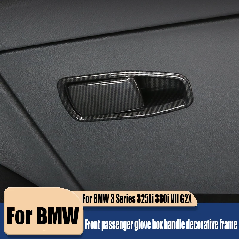 

Front passenger glove box handle decorative frame car interior decoration supplies For BMW 3 Series 325Li 330i VII G2X