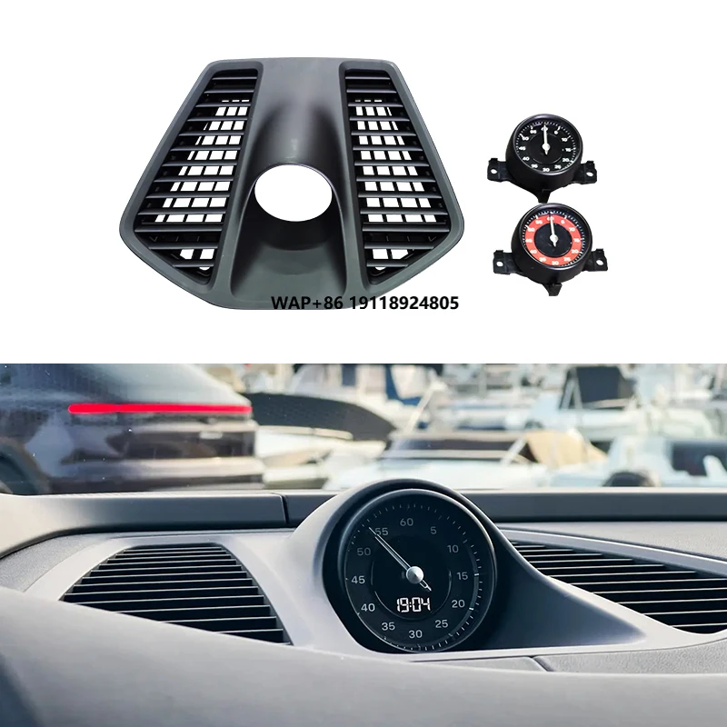 

2024-2025 for Macan Pure Electric Car Modification New Interior Instrument Time Electronic Stopwatch