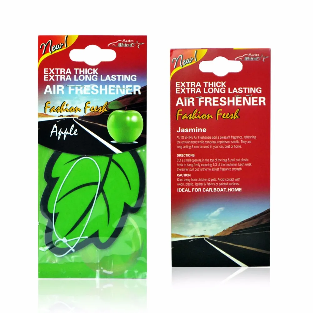 Ambientador de aroma Natural para interior de coche, papel de té colgante automático, perfume de vainilla, fragancia con forma de hoja, 6 piezas, 3