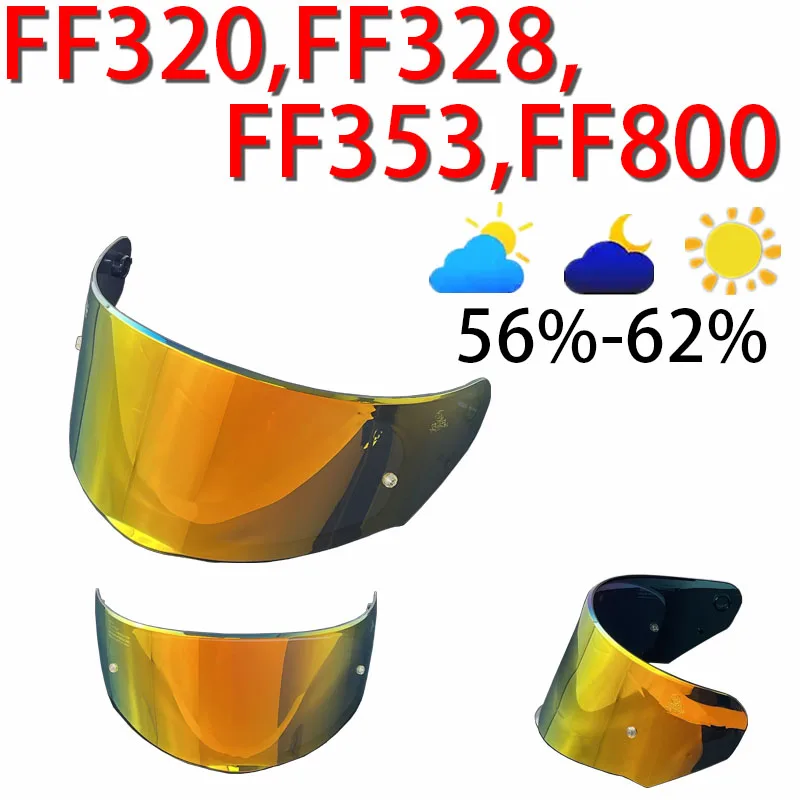 FF320 Helmet Visor for FF320 FF353 FF328 FF800 Assault Stream Rapid Storm Face Shield Replacement Viseira Capacete Moto