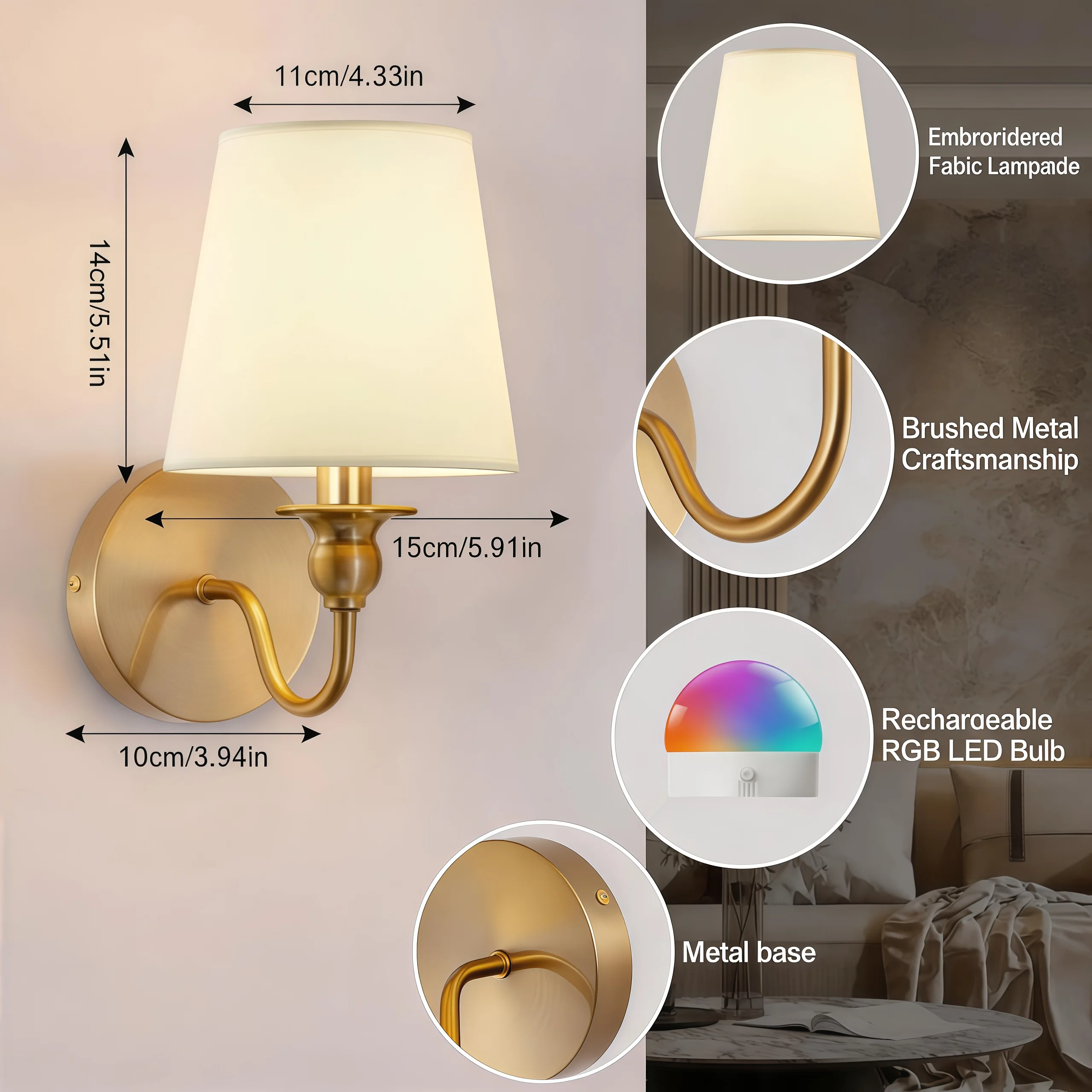 Lampa ścienna zasilana bateria – Lighting Decoration On Wall recenzja i cena