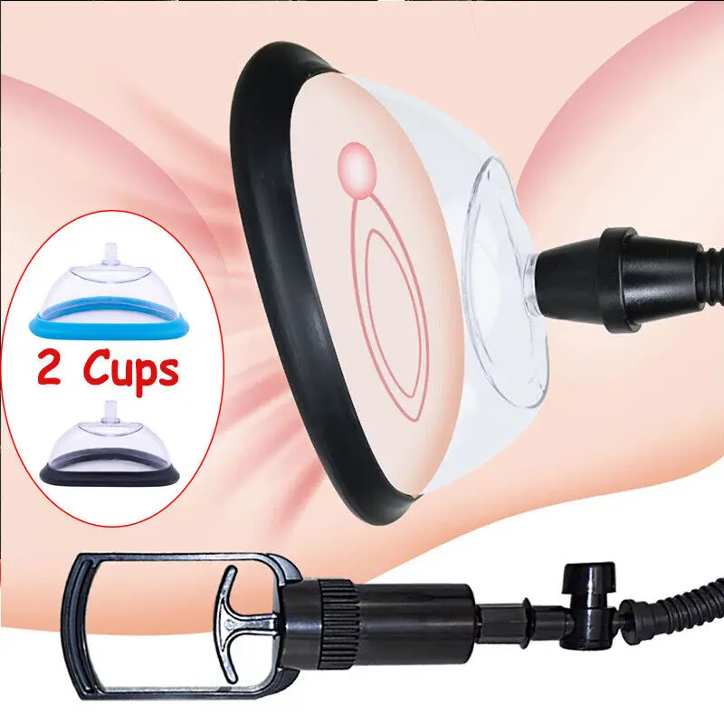 

Manual Pussy Pump Female Breast Massager Vaginal Clitoral Suction Cup Enlarged Vacuum Pump Cover Nipple Stimulator Adult Sex Toy