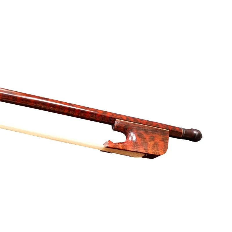 Fastshipping snakewood cello bow baroque style round stick mongolia horse hair 4/4 cello parts accessaires