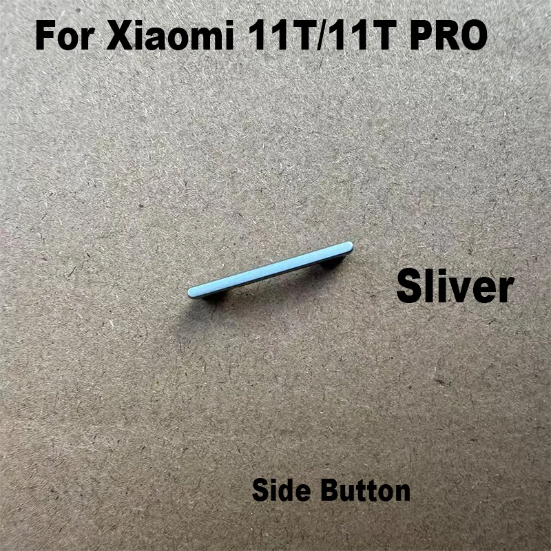 Para xiaomi 11t/11t pro volume de energia botão lateral botões ligar/desligar chaves peças reparo substituição