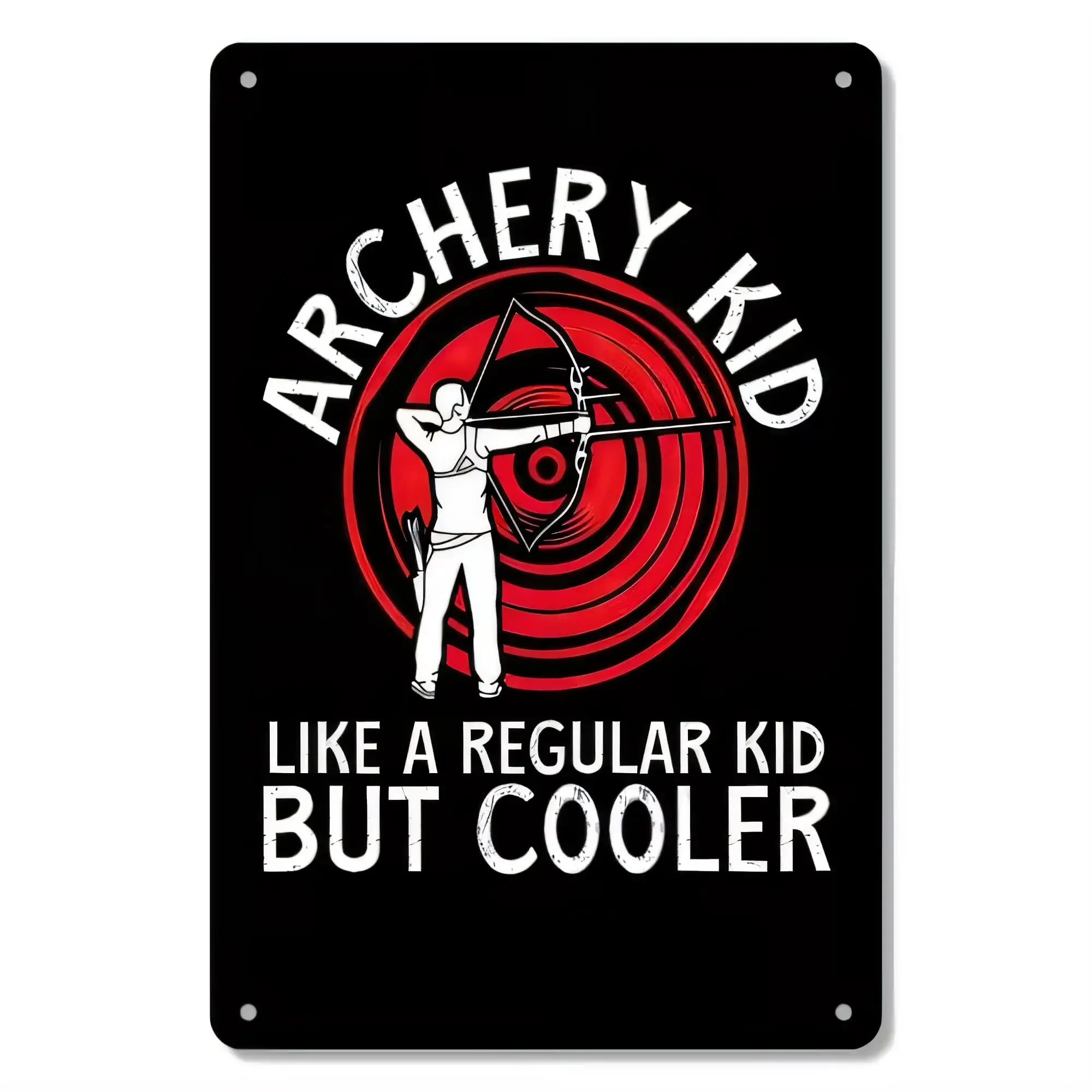 Tin Sign Art Chery Kind Like A Regular Kid But Cooler Retro Vintage Metal Poster Wall Decor for Garage Bar Man Cave   Hanging