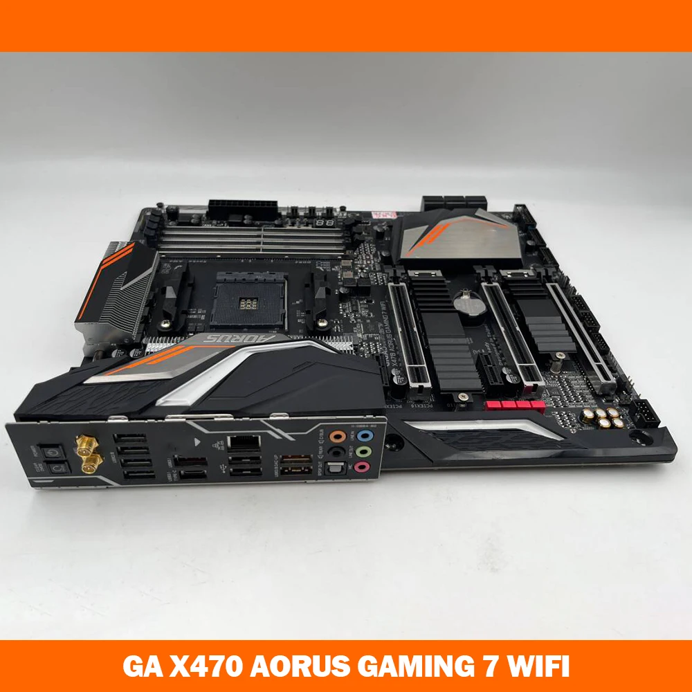 Socket AM4 64GB DDR4 PCI-E 3.0 ATX Desktop Motherboard For G-i-g-a-b-y-t-e GA X470 AORUS GAMING 7 WIFI