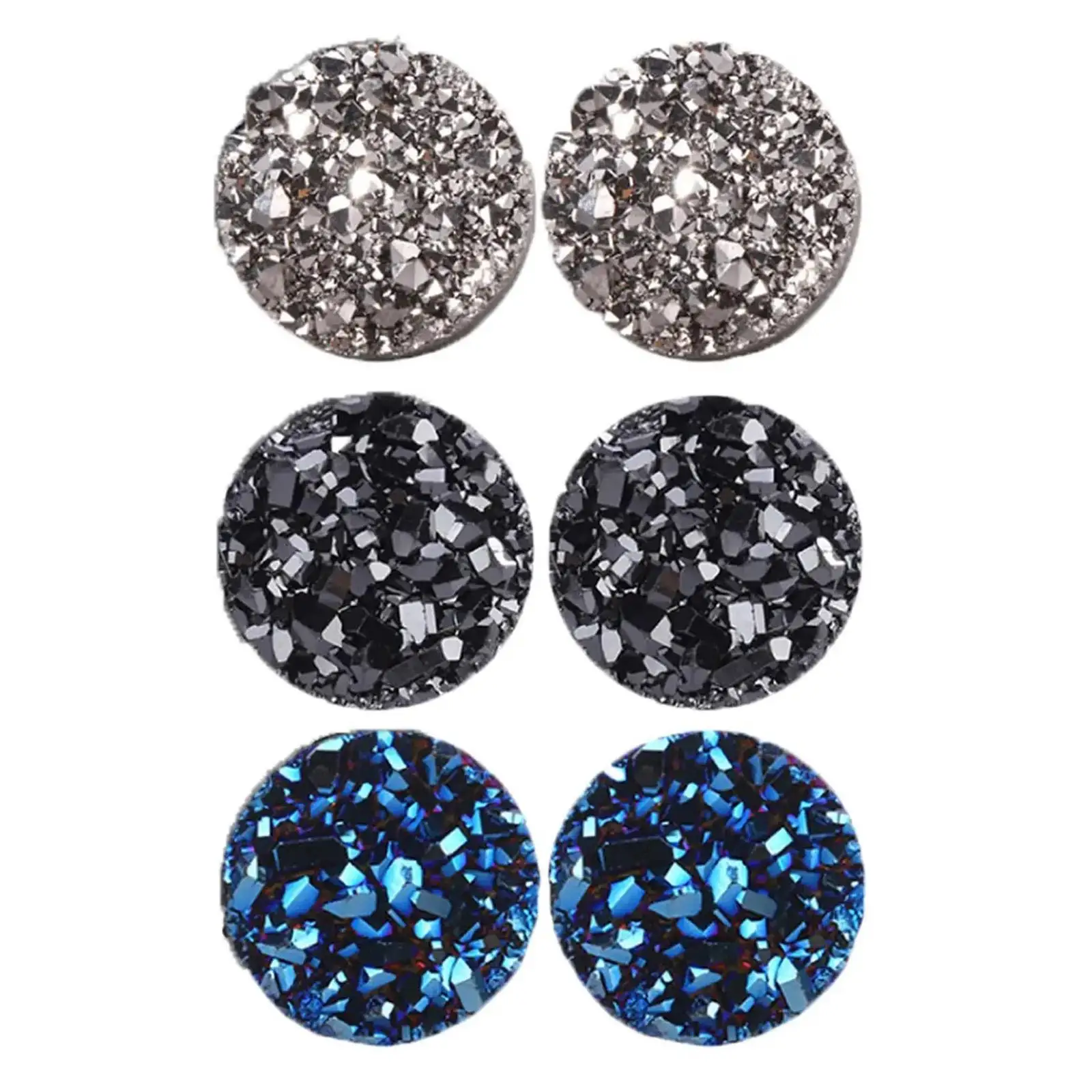 Crystal Magnetic Earring Atheniz Magnetology Lymphvity Germanium Earrings Non Piercing Acupressure Earrings Amo'Thea Mag Studs