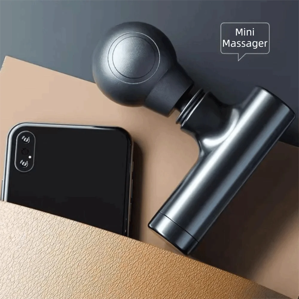Deep Tissue Mini Massager Ultra Compact Elegant Design Muscle Massager Rechargeable Vibrating Percussion Massager