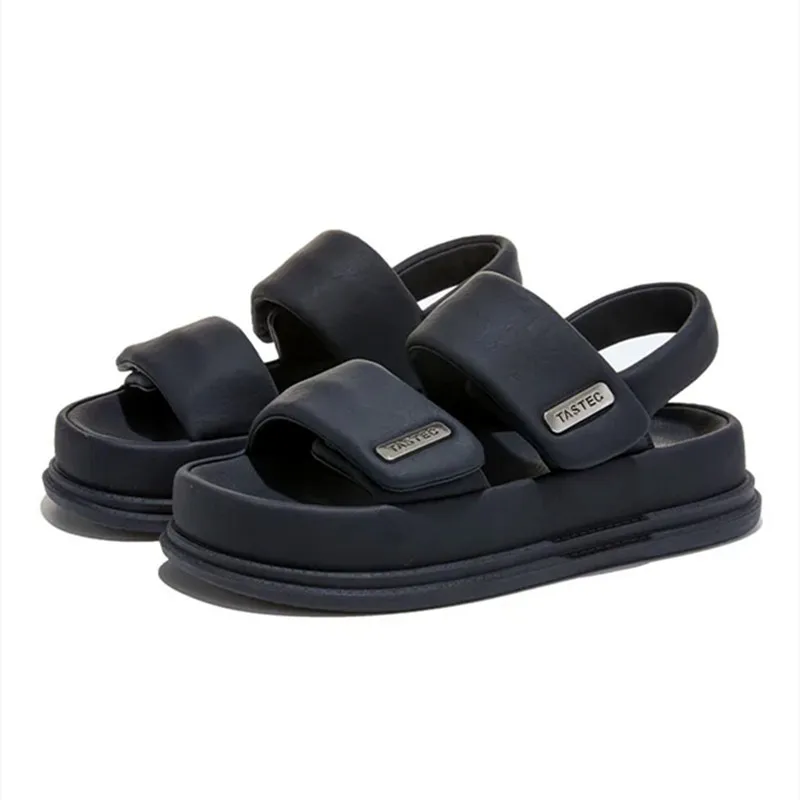 

High Quality Soft Flat Sandals Women Stretchable Soled Back-Strap Platform Sandals for Women Comfortable Gladiator Beach Sandals