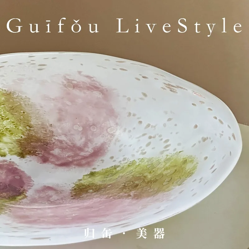 House move new residence fruit plate artistic sense high-end exquisite high value living room coffee table household