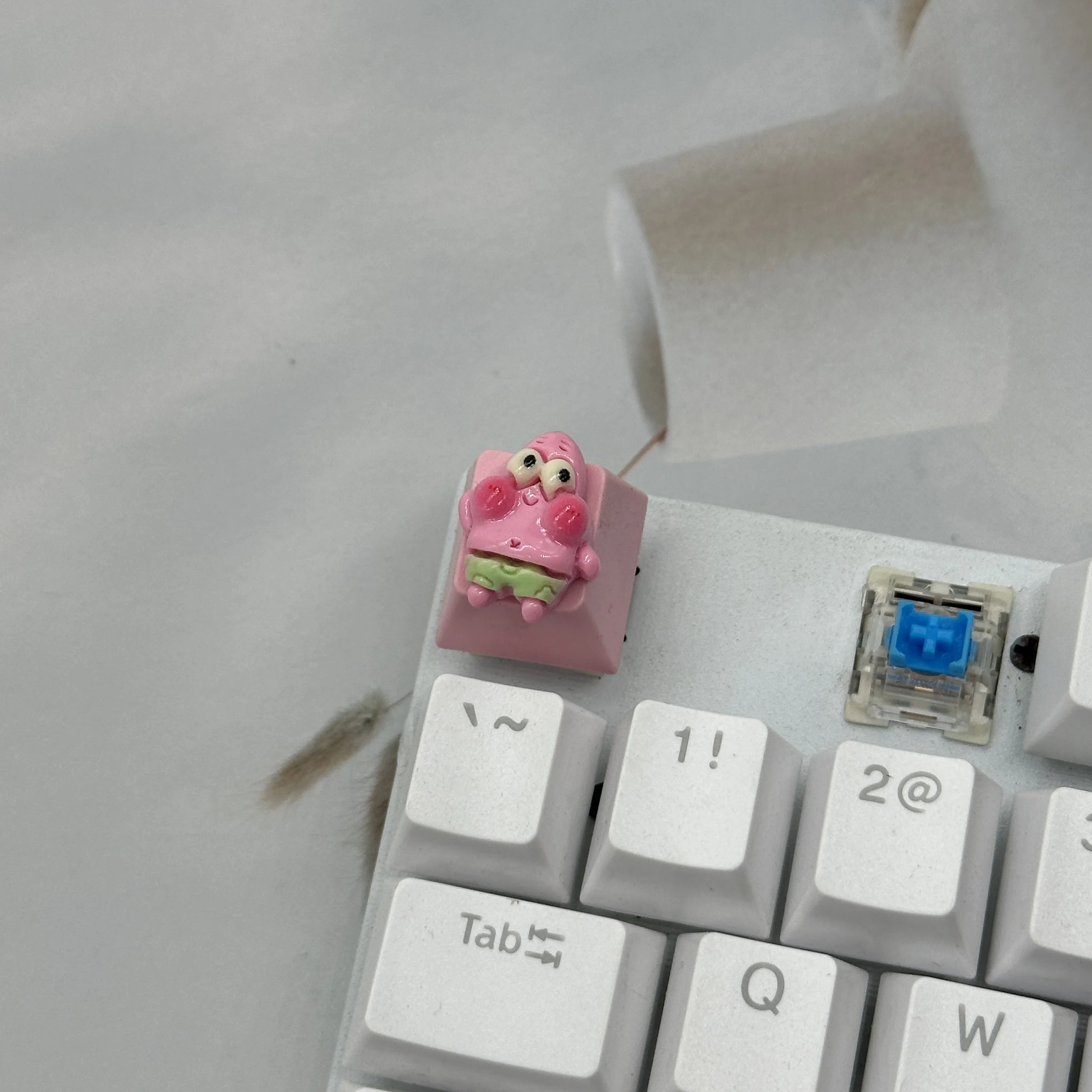 Keycaps Hand-made Resin Keycap Mechanical Keyboard Keycaps Cute Beaver Loopy Customized Gaming Accessories Decoration Gifts