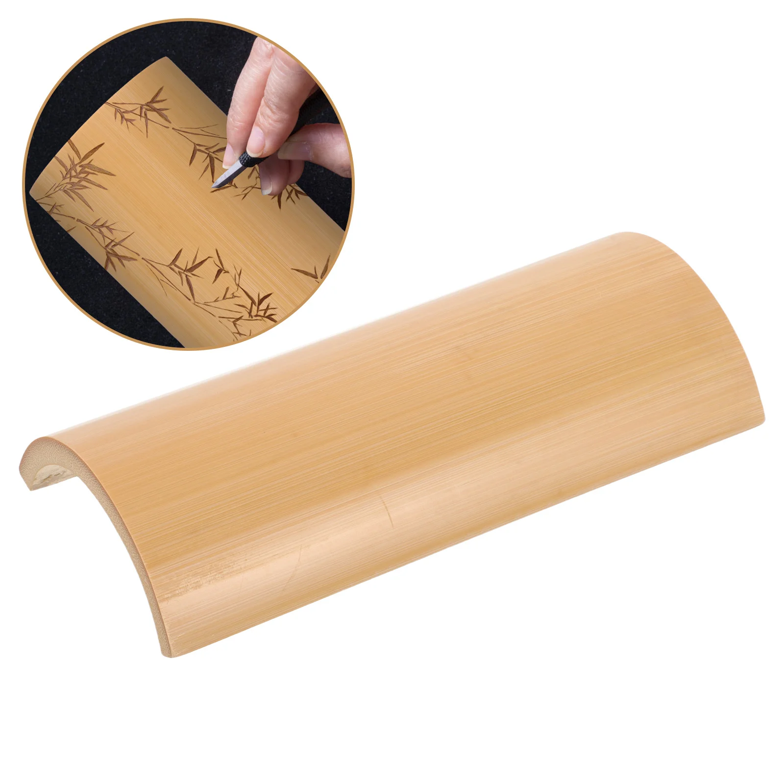 

High Quality Bamboo Material Board for DIY Carving Smooth Texture Suitable for Handmade Gifts Decorative Signs Craft
