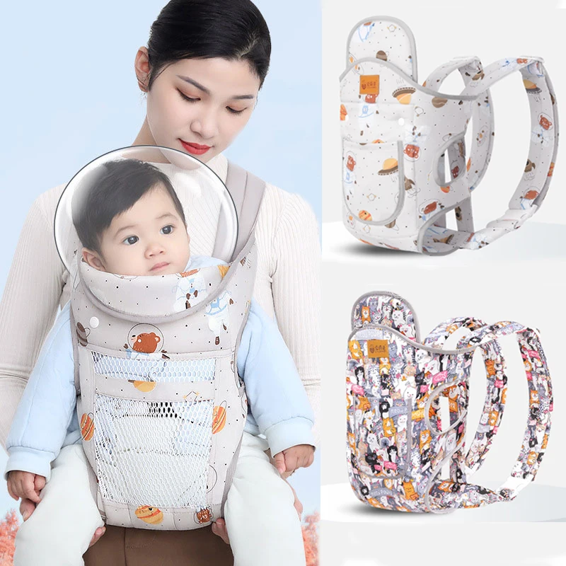 

Baby Carrier Adjustable Front Hug Horizontal Hug Ergonomic Baby Carrying Tool Four Seasons Outdoor Newborn Belt Carriers