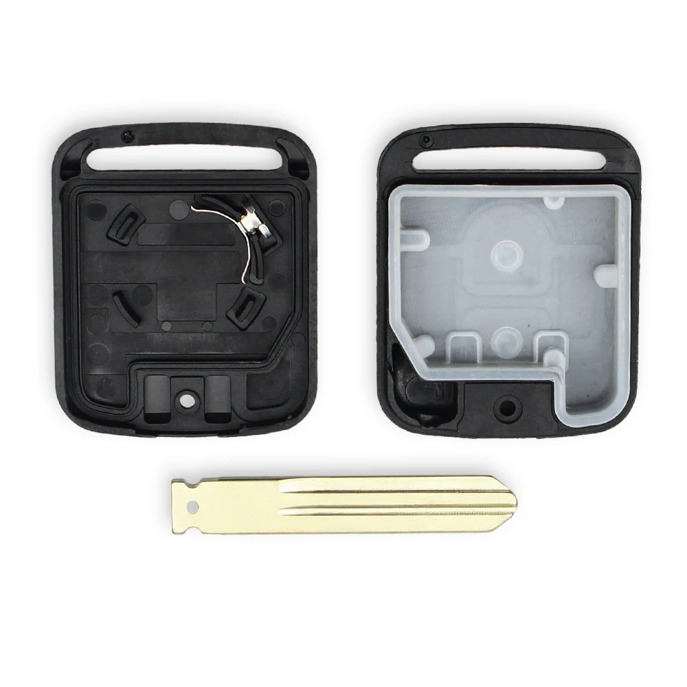 KEYYOU-carcasa de repuesto para llave de coche, carcasa de 2 botones para Nissan Qashqai Primera Micra Navara Almera Note Sunny, nuevo