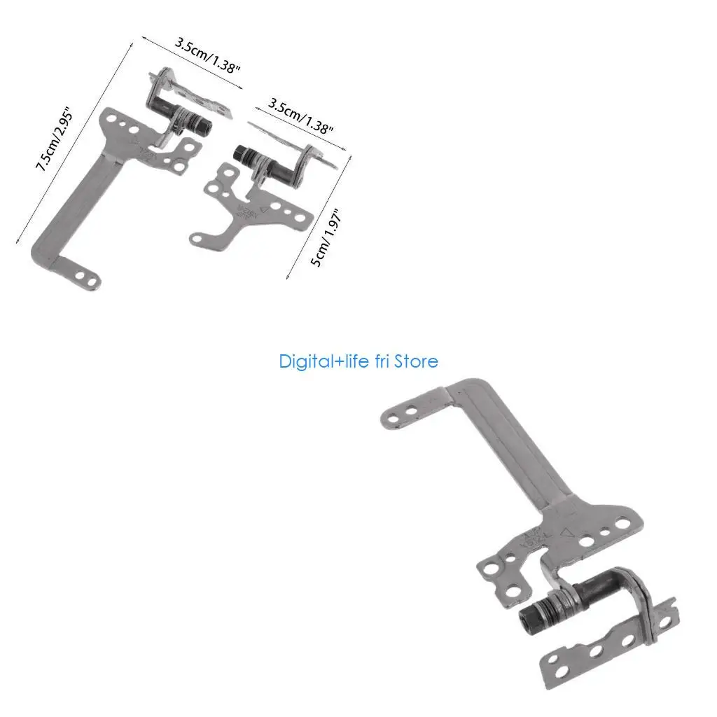 E06D Laptop LCD Screen Hinges Set Left+Right Hinges Replacement for SUS X512 X512F X512FA X512U X512UA X512D Laptop Hinges