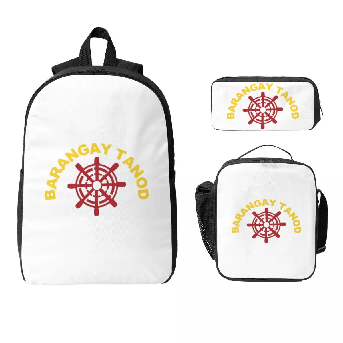 

Barangay Tanod NINONG Backpack Student BookBag School Bag Laptop Shoulder Bags 3ps Insulated Lunch Bag Pencil Case