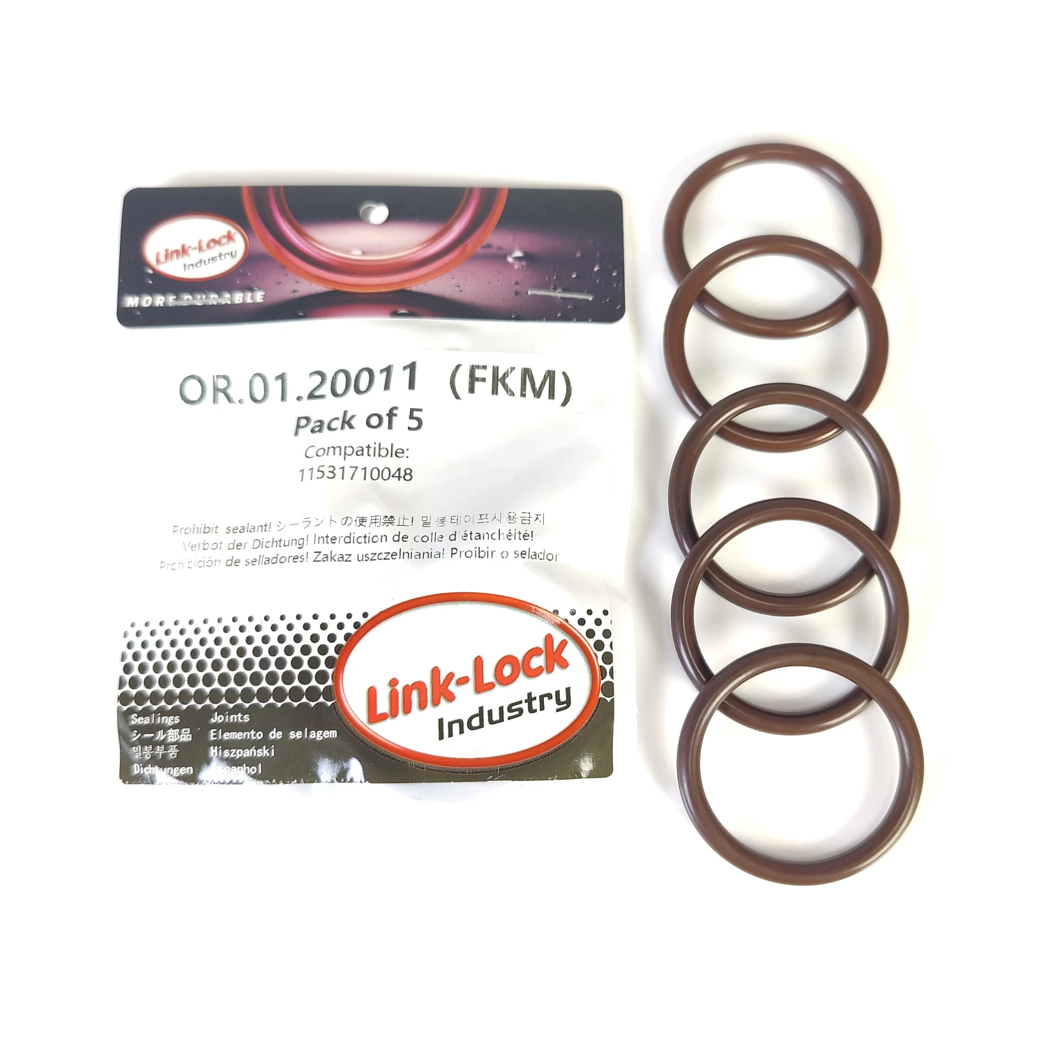5PCS Fkm Viton OR.0…