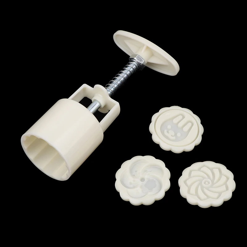 Sakura Mooncake Mold Mid-Autumn Festival Hand-Pressure Flower Moon Cake Mould DIY Hand Mooncake Pressure Fondant Decoration Tool