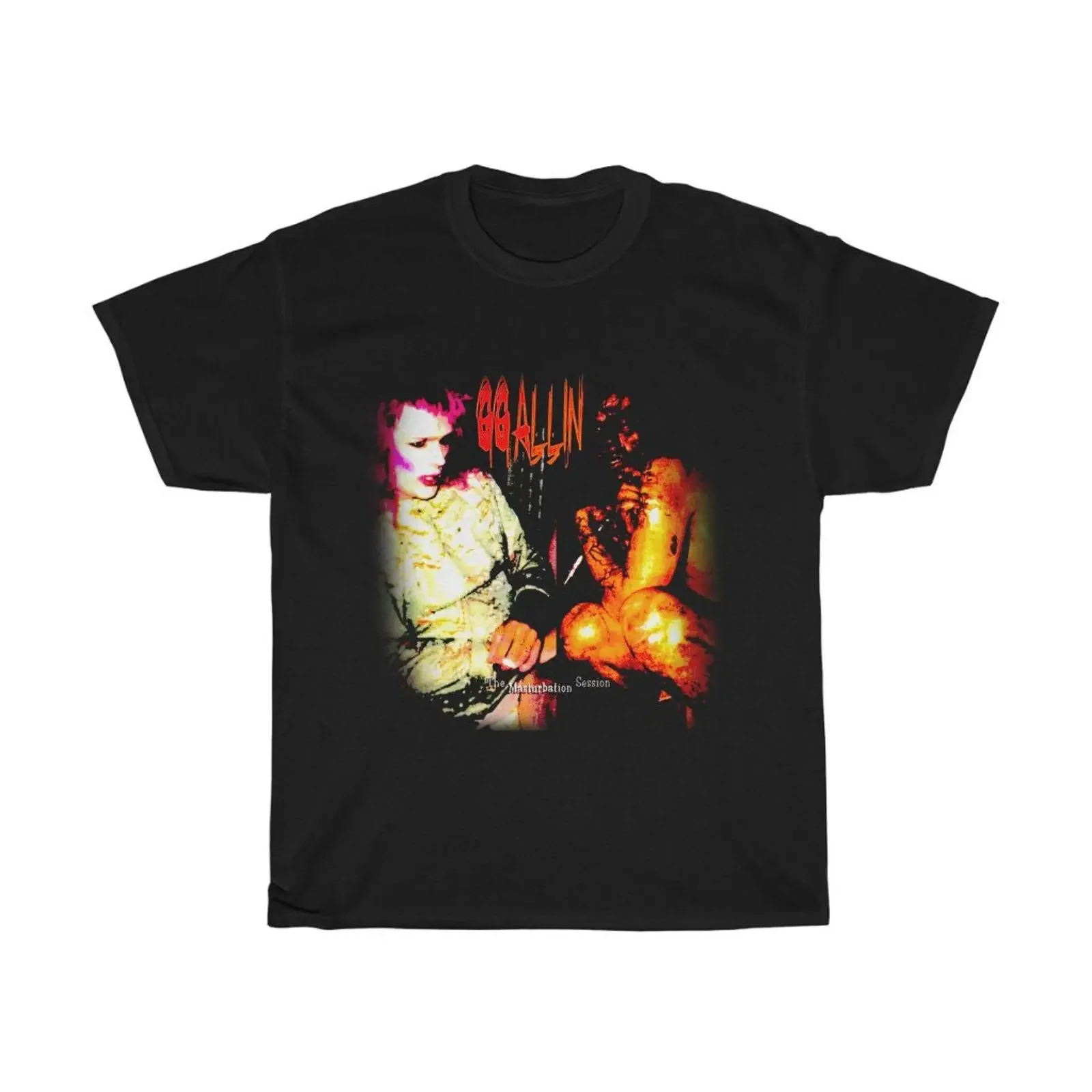 GG Allin Mastur ation Sessions T Shirt vintage Washed Stretched Unisex Slightly designer clothes Casual Breathable Versatile