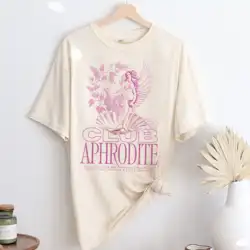 Aphrodite Comfort Colors T Shirt Renaissance Greek Goddess Light Academia Birth Of Venus Club Feminist Coquette Sapphic