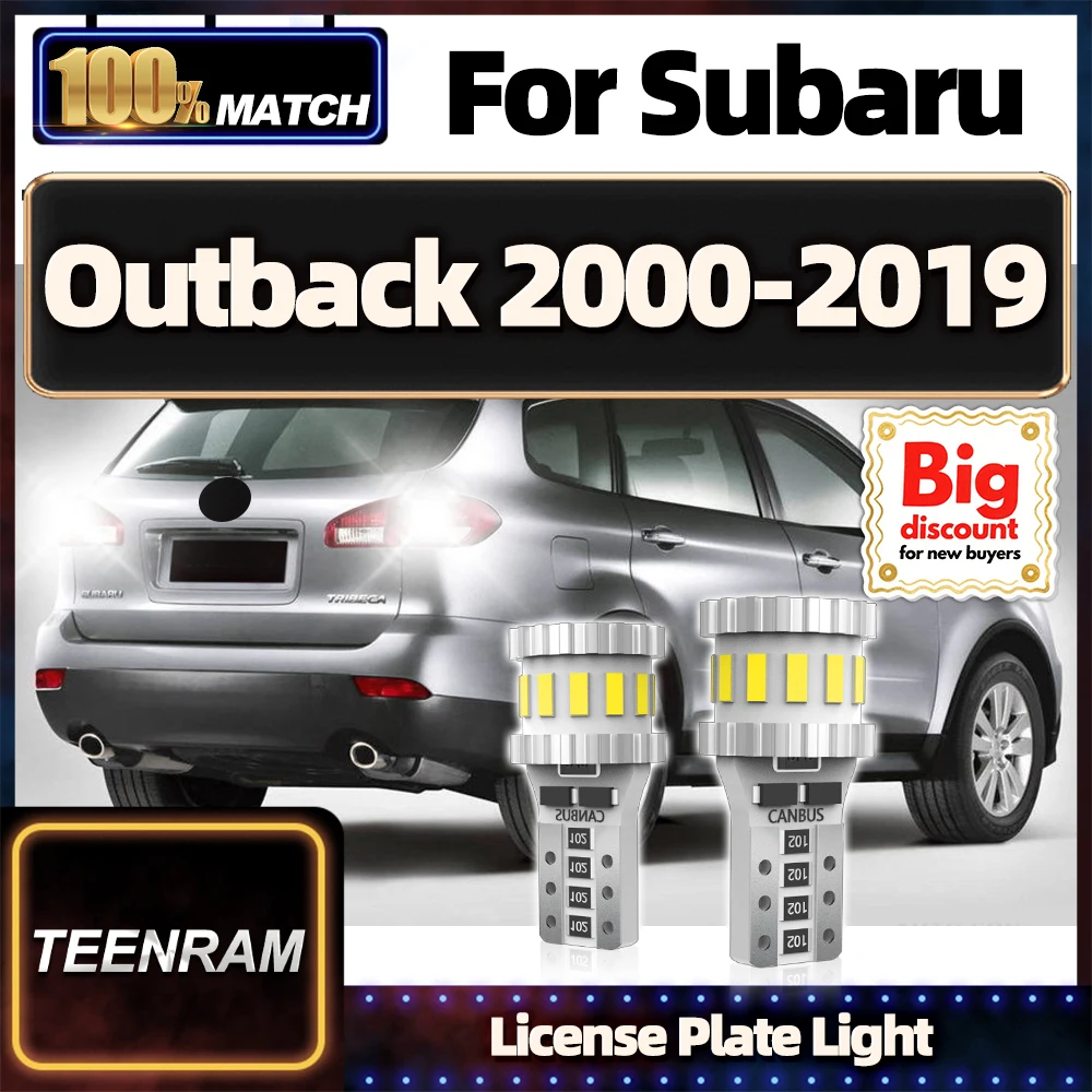 

TEENRAM для Subaru Outback 2000 2001 2002 2003 2004 2005 2006 2007-2019 светодиодная лампа освещения номерного знака, лампа номерного знака, ампулы