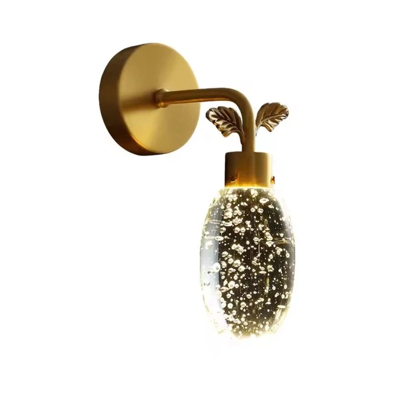 

Hot-selling, suitable for size, copper wall lamp K9 crystal wall lamp, light luxury style wall lamp, suitable for living room