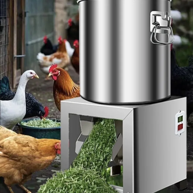 

Multifunctional Stainless Steel Blades Vegetable Shredder Machine Poultry Feed Portable Feed Grinder Machine