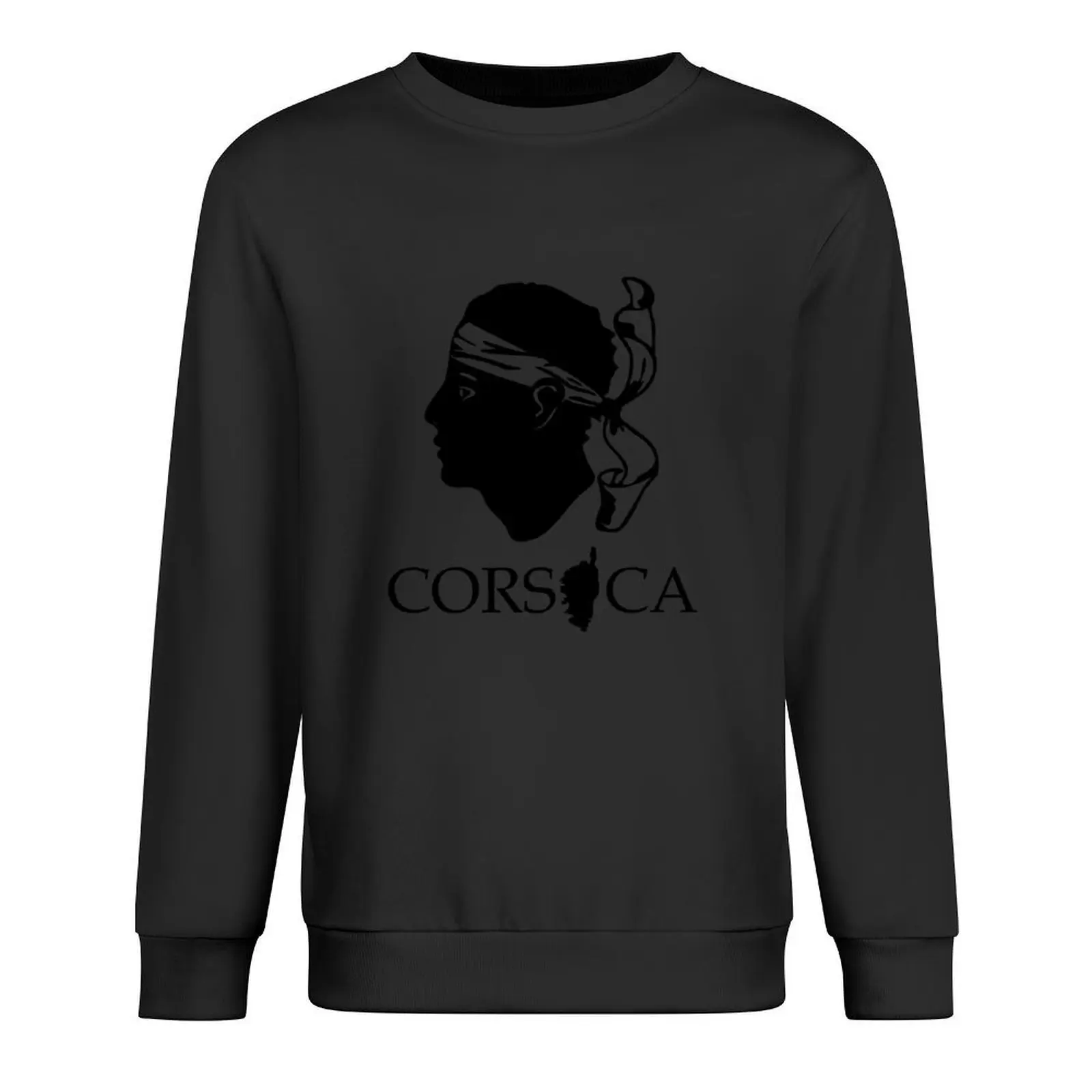 Korsika Ile De Beaute Korsika Karte Isula Bella Corse Frankreich Frankreich Korsika Pullover männer kleidung sweatshirts männer
