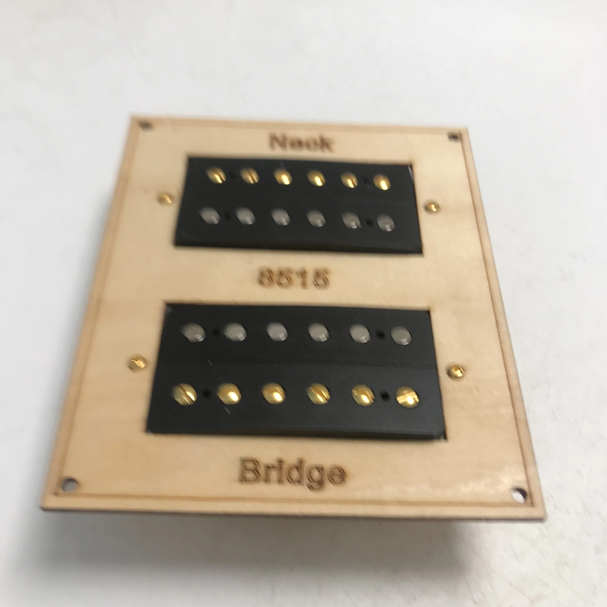 2 Pcs Electric Guitar Pickup 9k/9.3k ohms 50/52mm Set for Blues Country