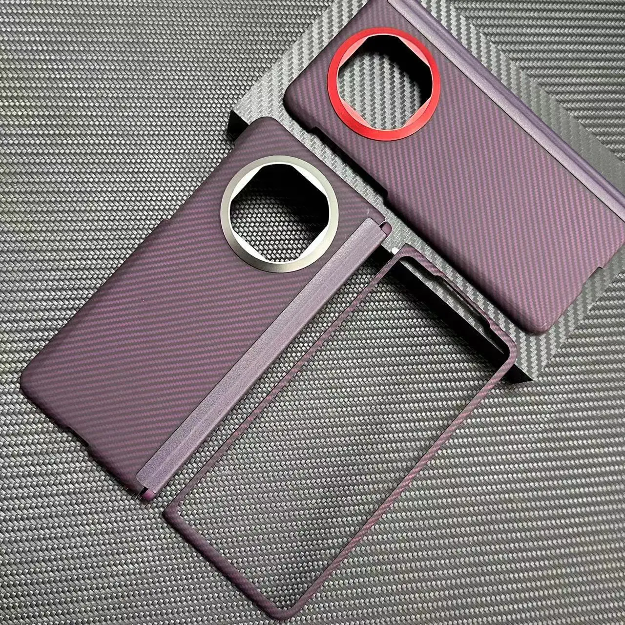 

Kevlar carbon fibre Huawei matex5 mobile phone case matex 5 folding screen carbon fiber protective case ultra-thin 600D