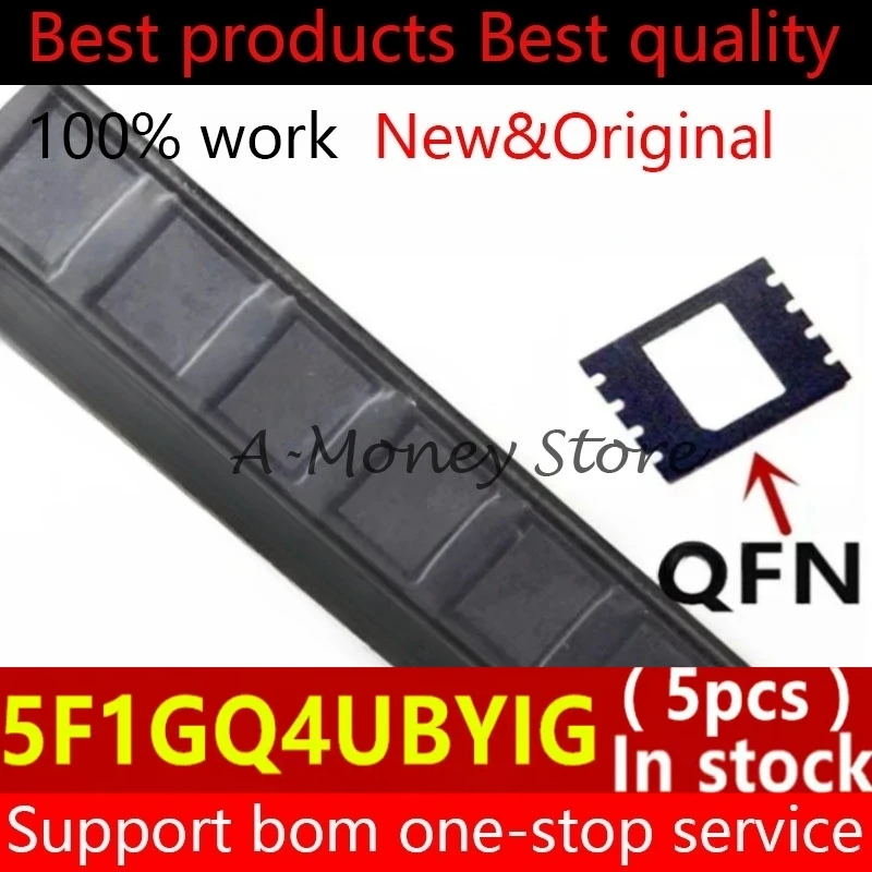 (5pcs)5F1GQ4UBYIG GD5F1GQ4UBYIG QFN-8