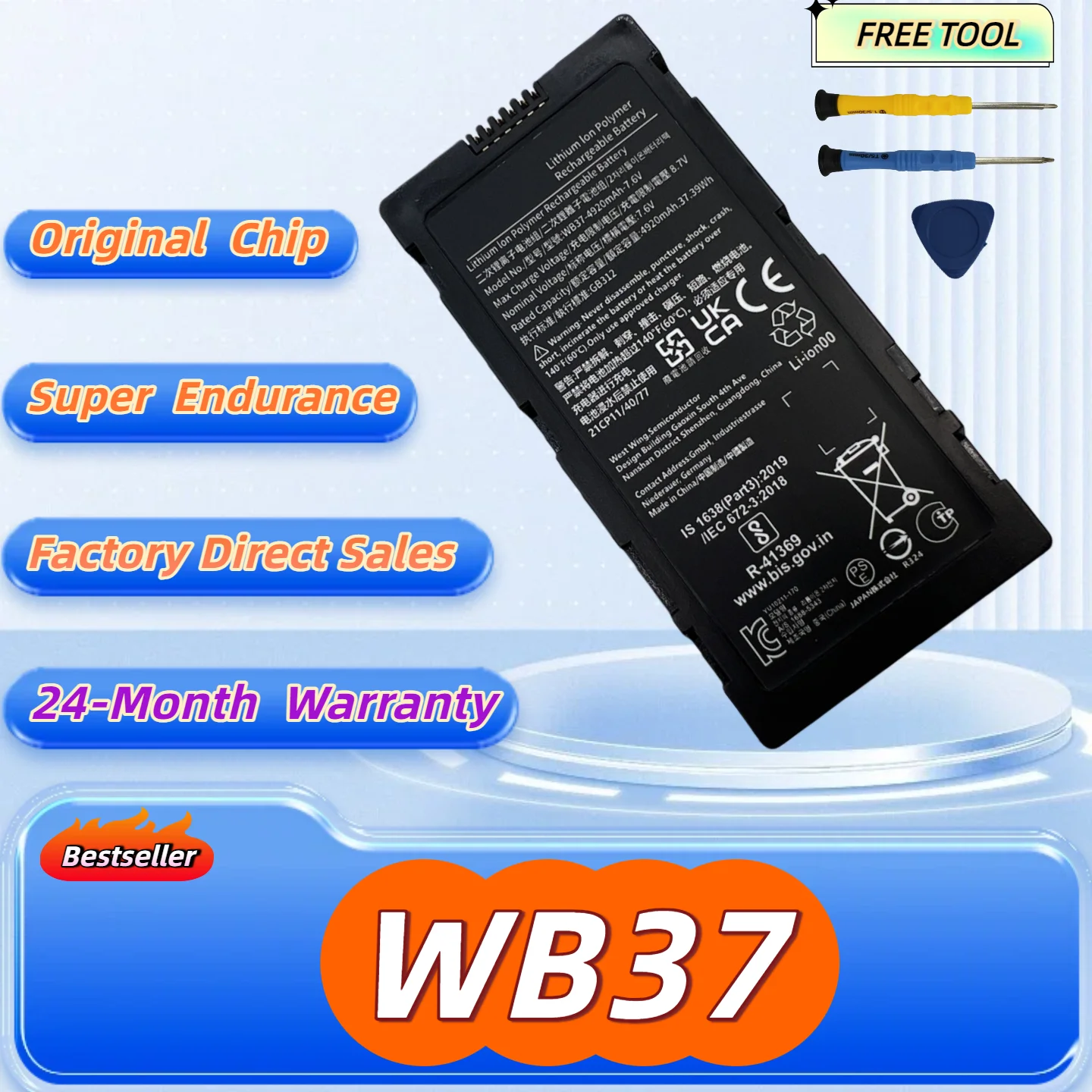 WB37 For Dji Phanto…