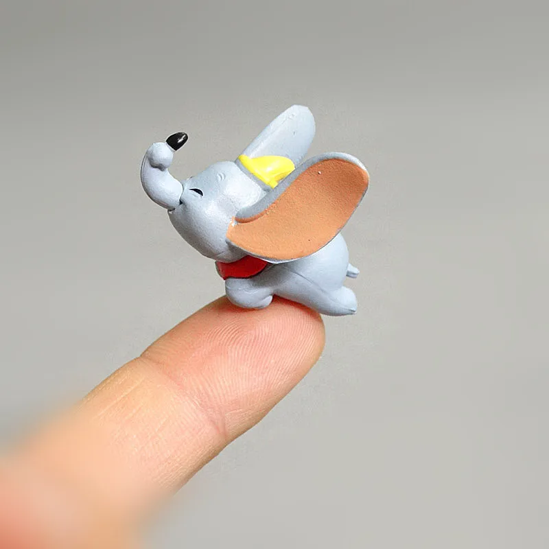 4cm Disney Anime Action Figure Dumbo Kawaii Cartoon Animal Figurine Doll DIY Decor PVC Collectible Model Hobby Toy Kids Gift