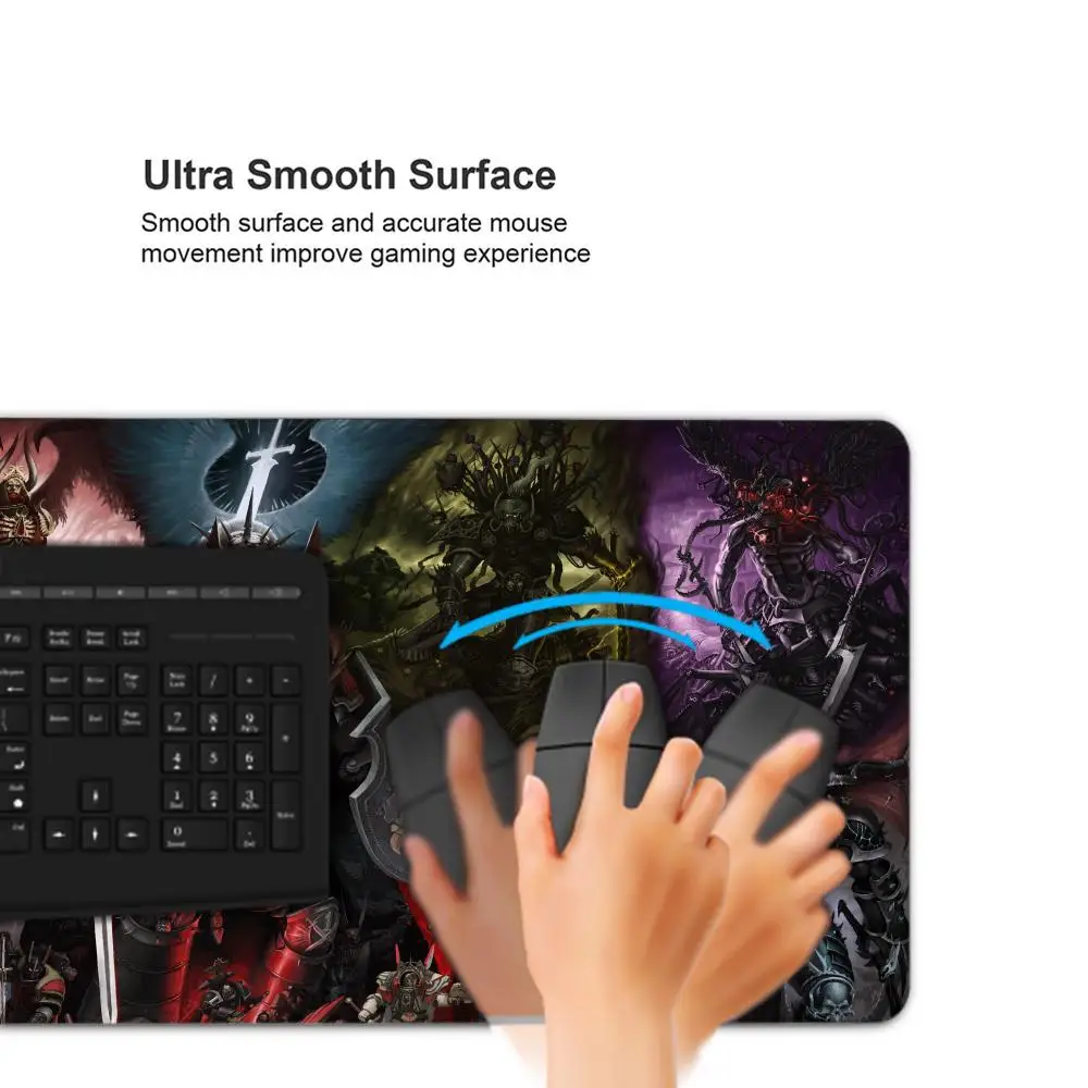 game W-Warhammer Mouse Pad Keyboard Mousepad large 1200X600 mm Desk Mat PC Gamer Office Carpet Home Table pad