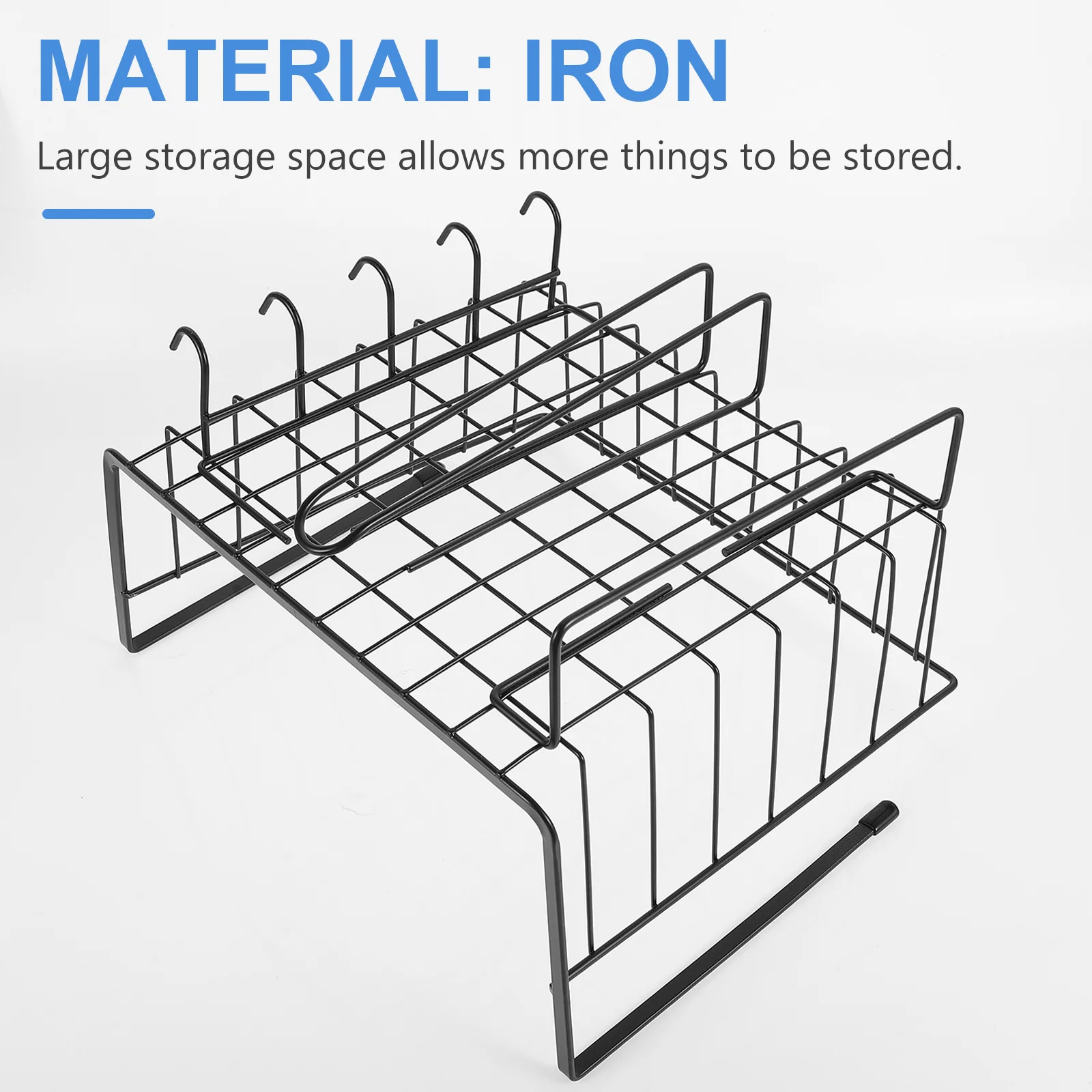 

1pc Punch Free Hanging Basket Iron Storage Rack Kitchen Fruit Vegetable Organizer Home Sundries Holder Wall Mount Basket