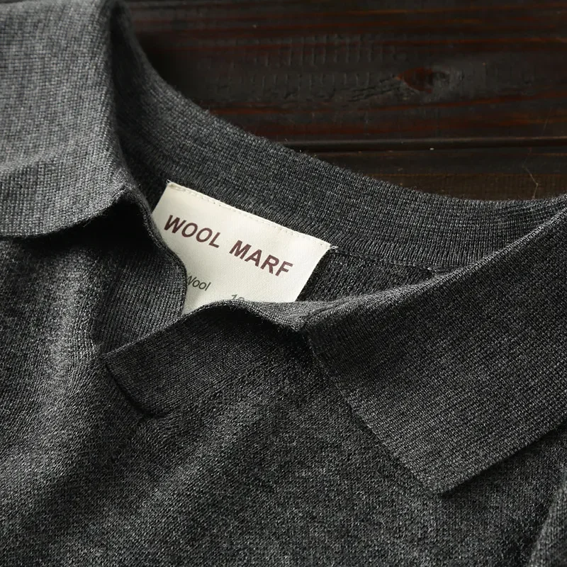 Image 3: Une petite quantité de marchandises de qualité! 100! Laine! Pull en tricot doux et ajusté à col rabattu pour l'automne et l'hiver – Nouvelle collection