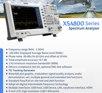 OWON-High Frequency Spectrum Analyzer XSA Series XSA805 810 815 Digital Spectrum Analyzer, 9 Inch LCD, 1Hz Resolution Bandwidth