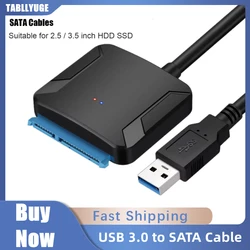 USB 3.0 to SATA Cable SATA III Hard Drive Adapter Converter for 2.5